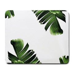 Green Banana Leaves Large Mousepads by goljakoff