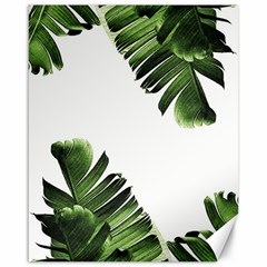 Green Banana Leaves Canvas 16  X 20  by goljakoff