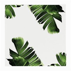 Green Banana Leaves Medium Glasses Cloth by goljakoff