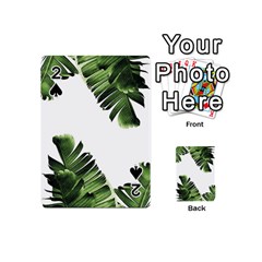 Green Banana Leaves Playing Cards 54 Designs (mini) by goljakoff