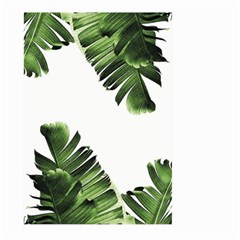 Green Banana Leaves Large Garden Flag (two Sides) by goljakoff