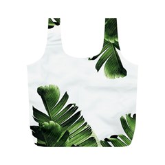 Green Banana Leaves Full Print Recycle Bag (m) by goljakoff