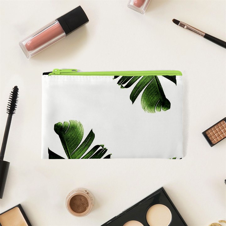 Green banana leaves Cosmetic Bag (XS)