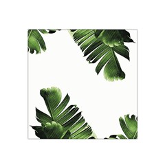 Green Banana Leaves Satin Bandana Scarf by goljakoff