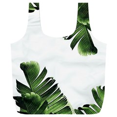 Green Banana Leaves Full Print Recycle Bag (xxxl) by goljakoff