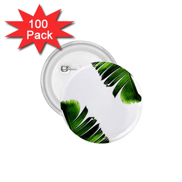 Banana leaves 1.75  Buttons (100 pack) 