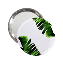 Banana Leaves 2 25  Handbag Mirrors by goljakoff