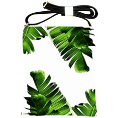 Banana Leaves Shoulder Sling Bag by goljakoff