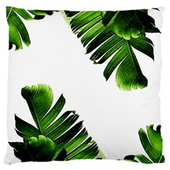 Banana Leaves Standard Flano Cushion Case (two Sides) by goljakoff