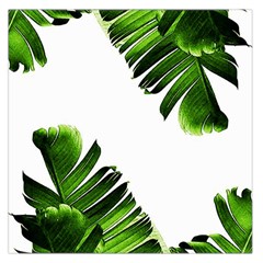 Banana Leaves Large Satin Scarf (square) by goljakoff