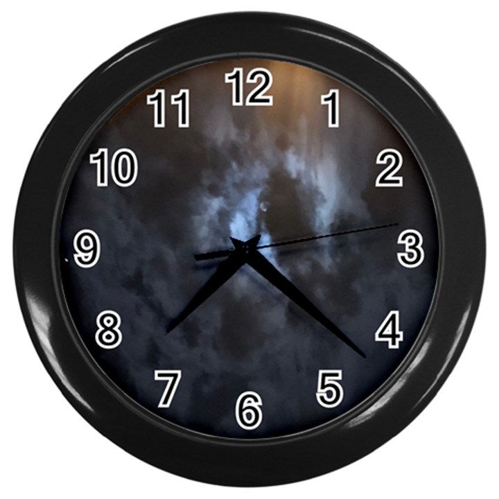 Mystic Moon Collection Wall Clock (Black)