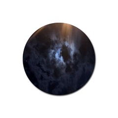 Mystic Moon Collection Rubber Round Coaster (4 Pack)  by HoneySuckleDesign