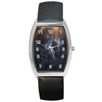 Mystic Moon Collection Barrel Style Metal Watch Front