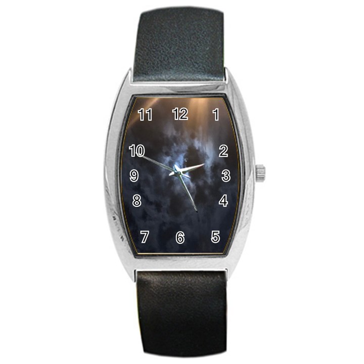 Mystic Moon Collection Barrel Style Metal Watch