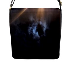 Mystic Moon Collection Flap Closure Messenger Bag (l)