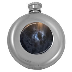 Mystic Moon Collection Round Hip Flask (5 Oz) by HoneySuckleDesign