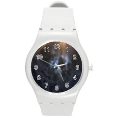 Mystic Moon Collection Round Plastic Sport Watch (m) by HoneySuckleDesign