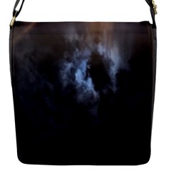 Mystic Moon Collection Flap Closure Messenger Bag (s)