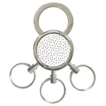 Rain  3-Ring Key Chain Front