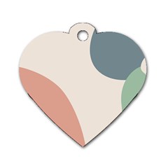 Abstract Shapes  Dog Tag Heart (one Side) by Sobalvarro