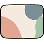 Abstract shapes  Double Sided Fleece Blanket (Mini)  35 x27  Blanket Front