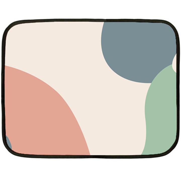 Abstract shapes  Double Sided Fleece Blanket (Mini) 