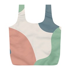 Abstract Shapes  Full Print Recycle Bag (l) by Sobalvarro