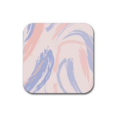 Marble Stains  Rubber Coaster (square)  by Sobalvarro