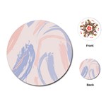 Marble stains  Playing Cards Single Design (Round) Front