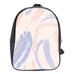 Marble stains  School Bag (Large) Front