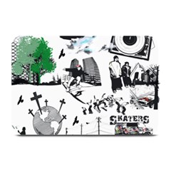 Skater-underground Plate Mats by PollyParadise