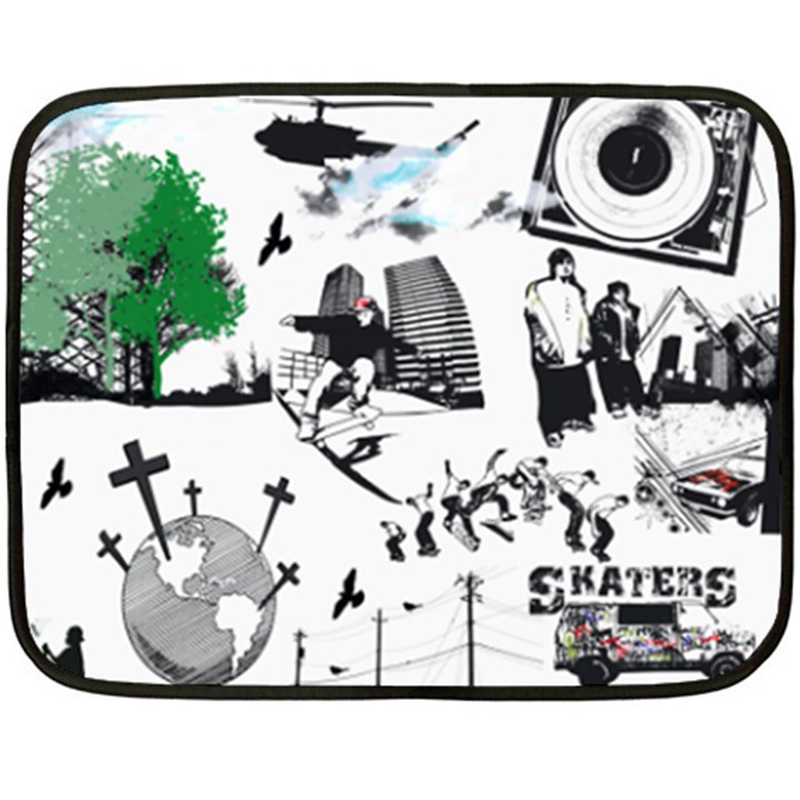 Skater-Underground Double Sided Fleece Blanket (Mini) 