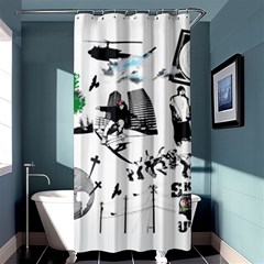 Skater-underground Shower Curtain 36  X 72  (stall)  by PollyParadise