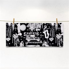 Skater-underground2 Hand Towel by PollyParadise