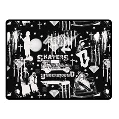 Skater-underground2 Fleece Blanket (small)