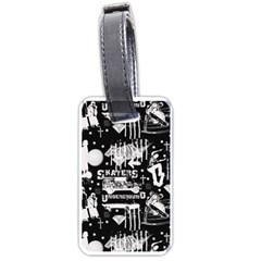 Skater-underground2 Luggage Tag (one Side) by PollyParadise