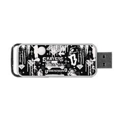 Skater-underground2 Portable Usb Flash (one Side) by PollyParadise