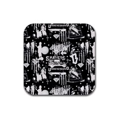 Skater-underground2 Rubber Coaster (square)  by PollyParadise