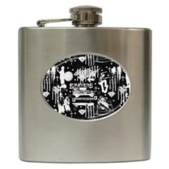 Skater-underground2 Hip Flask (6 Oz)