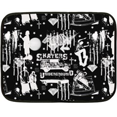 Skater-underground2 Double Sided Fleece Blanket (mini)  by PollyParadise