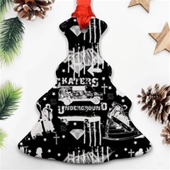 Skater-underground2 Christmas Tree Ornament (two Sides) by PollyParadise