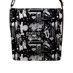 Skater-underground2 Flap Closure Messenger Bag (l) by PollyParadise