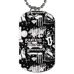 Skater-underground2 Dog Tag (one Side) by PollyParadise