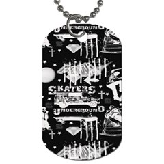 Skater-underground2 Dog Tag (two Sides) by PollyParadise