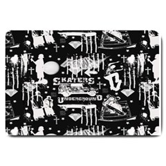 Skater-underground2 Large Doormat  by PollyParadise