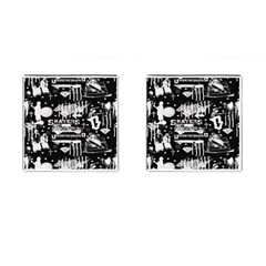 Skater-underground2 Cufflinks (square) by PollyParadise