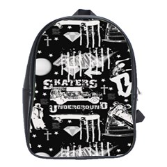 Skater-underground2 School Bag (xl) by PollyParadise