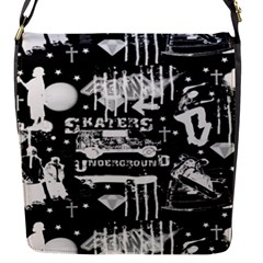 Skater-underground2 Flap Closure Messenger Bag (s) by PollyParadise