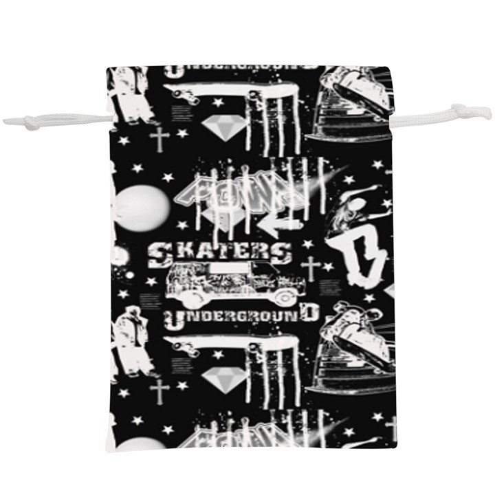 Skater-underground2  Lightweight Drawstring Pouch (XL)