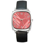 Terracota  Square Metal Watch Front